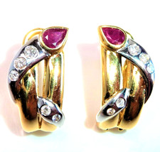 Ohrringe 750 Gold 0.50 ct