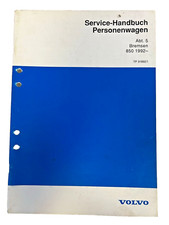 Volvo service handbuch - volvo, service-handbuch