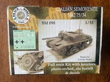 Italian Semovente M42 75/34 (Full Resin kit with Interior) Brach Model 1/35