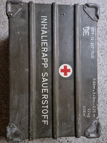 Bundeswehr sauerstoffkoffer - bundeswehr, /