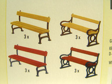 Parkbänke - 12 Stck. sortiert