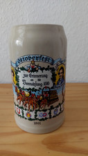 Maßkrug Oktoberfestkrug 1 Liter 1991 Sonderedition Erinnerung Vermählung  1810