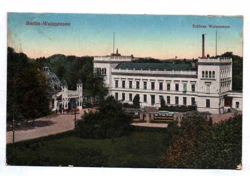 Berlin weissensee schloss - ak,