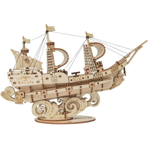 Holzpuzzle schiff kreativ - holzpuzzle, 3d
