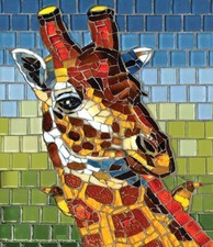 Puzzle Giraffe - Glaskunst