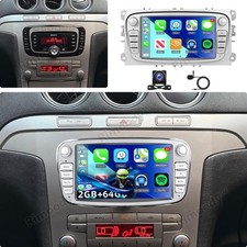 2+64GB Für Ford S-Max 2008-2011 Android 15 Autoradio WiFi Carplay GPS Navi +Kam