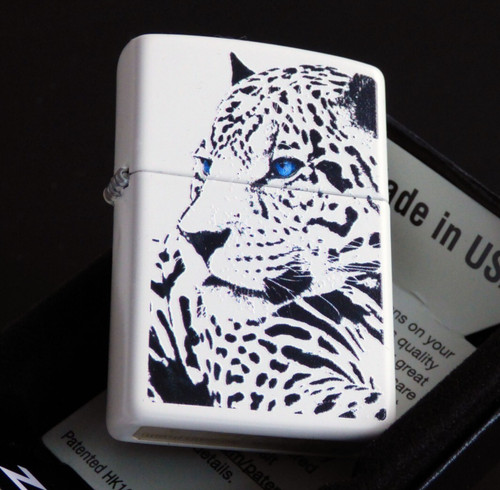 Zippo lighter leopard with - lighter,