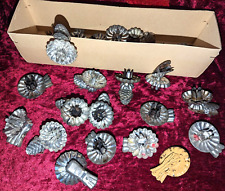 24x Baumkerzenhalter, sehr ALT, teilw. vor 1945 (1 Stück mit PATENT-Markierung)