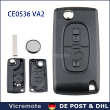 Auto Klapp Schlüssel Gehäuse VA2 für Peugeot 407 Partner Citroen C2 C3 Berlingo