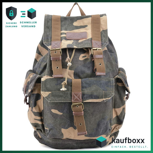 Canvas rucksack vintage - rucksack, unisex