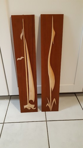 Vintage 60s kranich reiher - x,