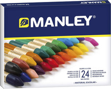 Manley Wachsmalstifte 24