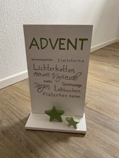Weihnachtsdeko Aufsteller Advent