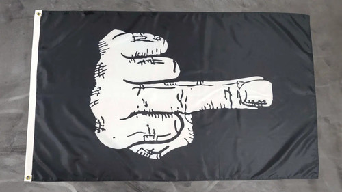 Fahne flagge stinkefinger - flagge,