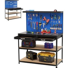 Werkbank mit Lochwänden