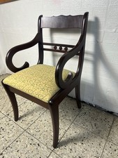 1 Englischer Schreibtischstuhl Esszimmerstuhl Wohnzimmerstuhl Stuhl Vintage 1v3