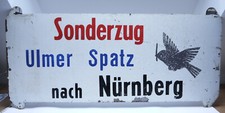 Laufschild sonderzug ulmer - laufschild,