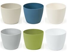Blumentopf Übertopf Rund Pflanztopf 6 Farben 7 Größen Neuheit sehr DEKORATIV SET