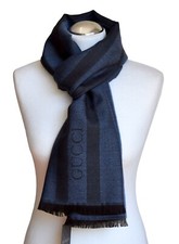 GUCCI Herren Schal 100% Wolle