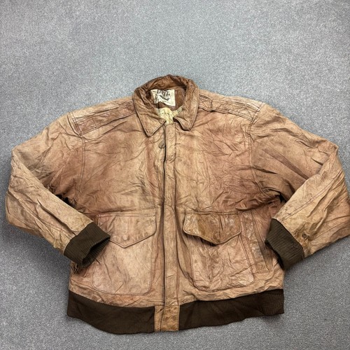 Leder fliegerjacke erwachsene - leder,