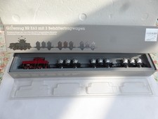 MÄRKLIN H0 2874 Behältertragwagen-Zug E 63 rot 3 Behältertragwagen Top Video OVP