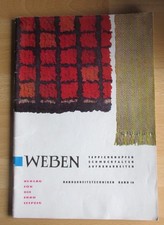 Heft Handarbeit Weben Steppen