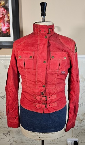 Belstaff wachs nylon jacke - belstaff,
