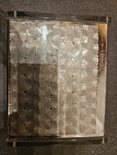 WMF Servietenkasten Zigaretten Box Deckel Edelstahl/Plexiglas 70 er Jahre