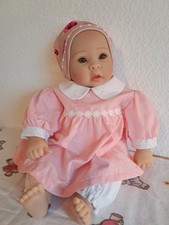 Babypuppe, Spielpuppe, 39 cm, ab 2 Jahre, Stoffkörper, doppelte Kleidung