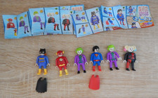 7 x  DC Playmobil ,  The Flash - Superman - Joker  Üeier Figur mit Bpz  2025/26