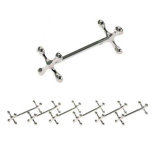 Messerbänkchen silber - 6x,