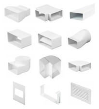 Weiß PVC Lüftungszubehör