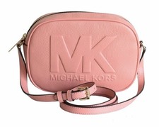 Michael Kors Umhängetasche Tasche JET SET TRAVEL MD OVAL CAMERA XBODY sherbert