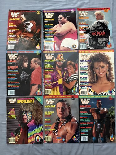 Wwf wwe magazine vintage - wwf,