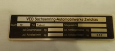 Typenschild ID-Plate Schild