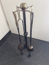 Kaminbesteck 5-teilig - Kaminzubehör, Kamingarnitur, Ofenbesteck, Kaminwerkzeug