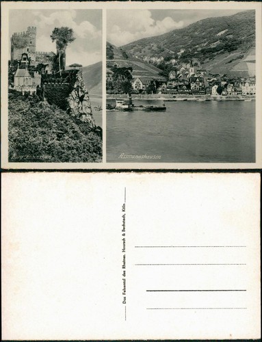 Ansichtskarte das felsental - ansichtskarte,