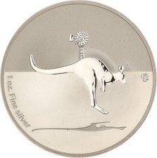 Australien - Dollar 2013 - Unze Silber fein - Känguru