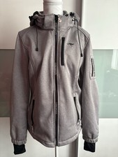 Damen softshelljacke grau - damen,
