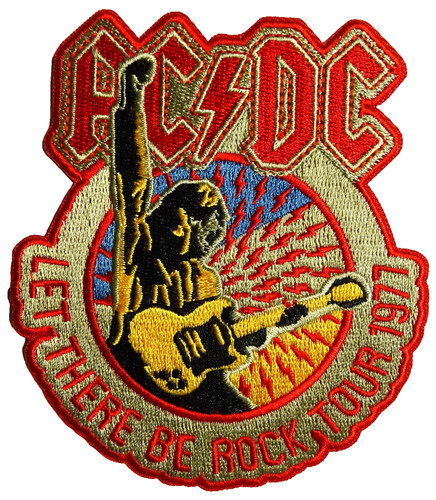 Aufbügler embroidery - ac/dc,