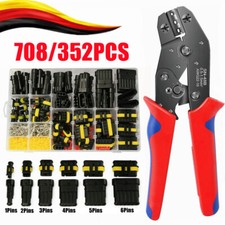 708 Stück KFZ Stecker Steckverbindung Steckverbinder 1-6 Polig Auto Wasserdicht