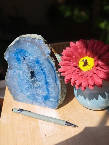 Blauer großer achat - großer,