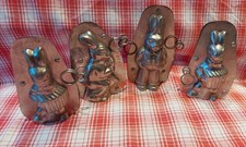 4 alte  Schokoladenformen