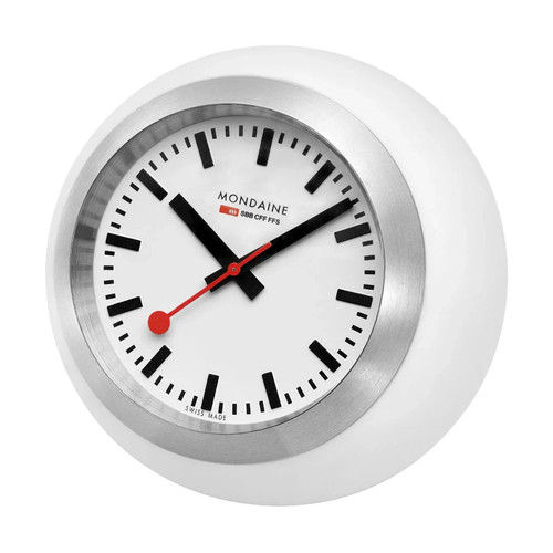 Mondaine 60mm weiße tischuhr - mondaine,