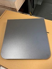 Wandklapptisch mit Edelstahl Klappenaussteller Anthrazit-Metallic B40 x T40 cm