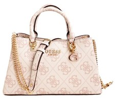 Guess Tasche Handtasche Henkeltasche  Eliette Girlfriend Satchel Dove  Logo Neu