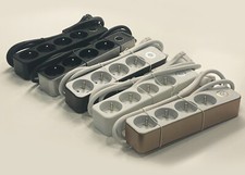 4er Design Steckdosenleiste