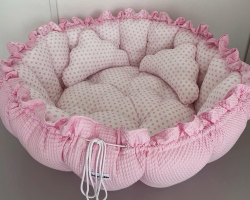 Babynest mit kissen - 3,
