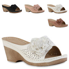 Damen Pantoletten Sandaletten