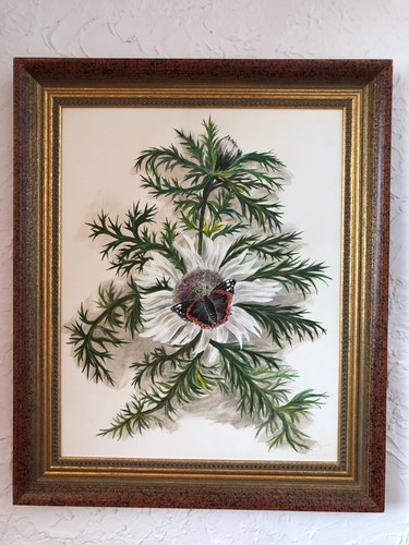 Blumenbild distel mit - blumenbild,